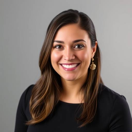 Retrato de Elena Ramirez sonriendo, Directora de Producción